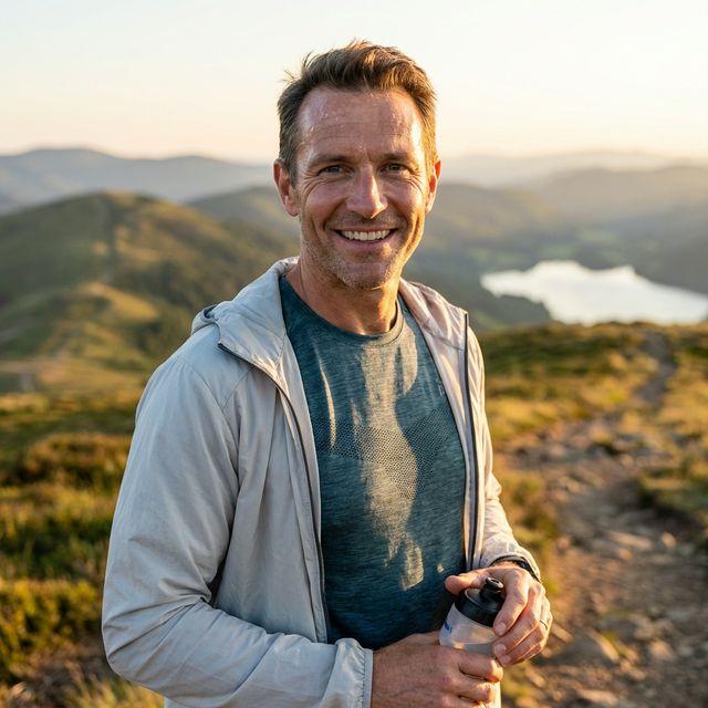 Healthy, energetic man